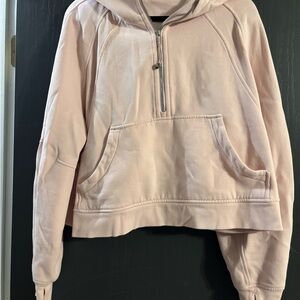 Lululemon Light Pink Scuba Half Zip